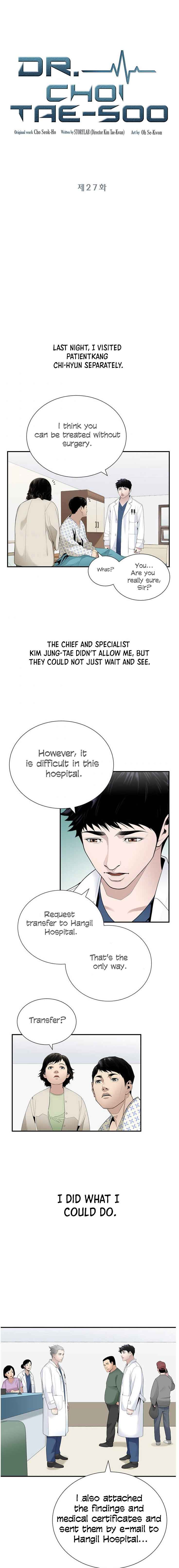 Dr. Choi Tae-Soo Chapter 27