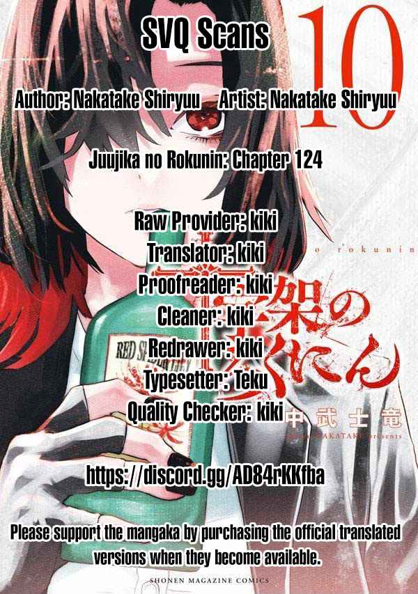 Juujika no Rokunin Chapter 124