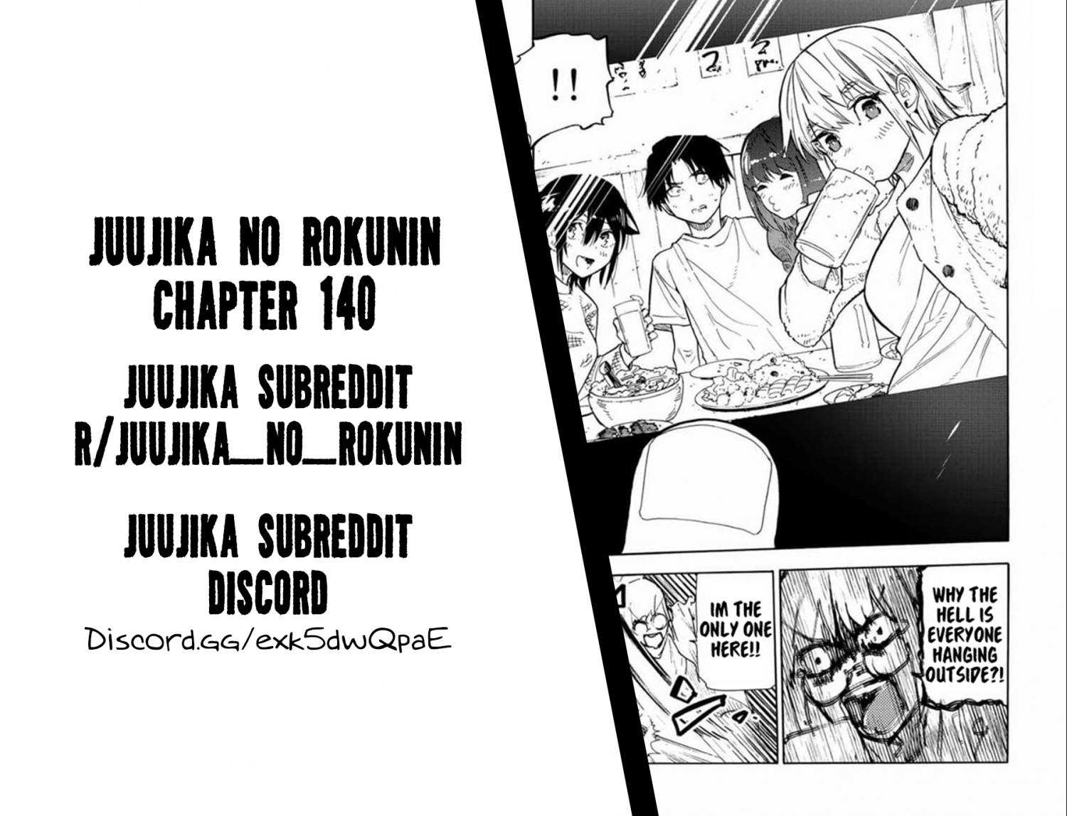 Juujika no Rokunin Chapter 140