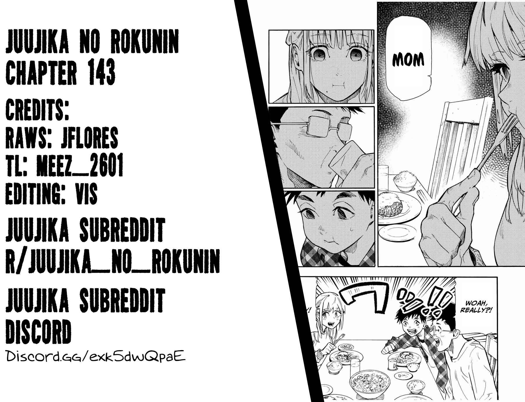 Juujika no Rokunin Chapter 143