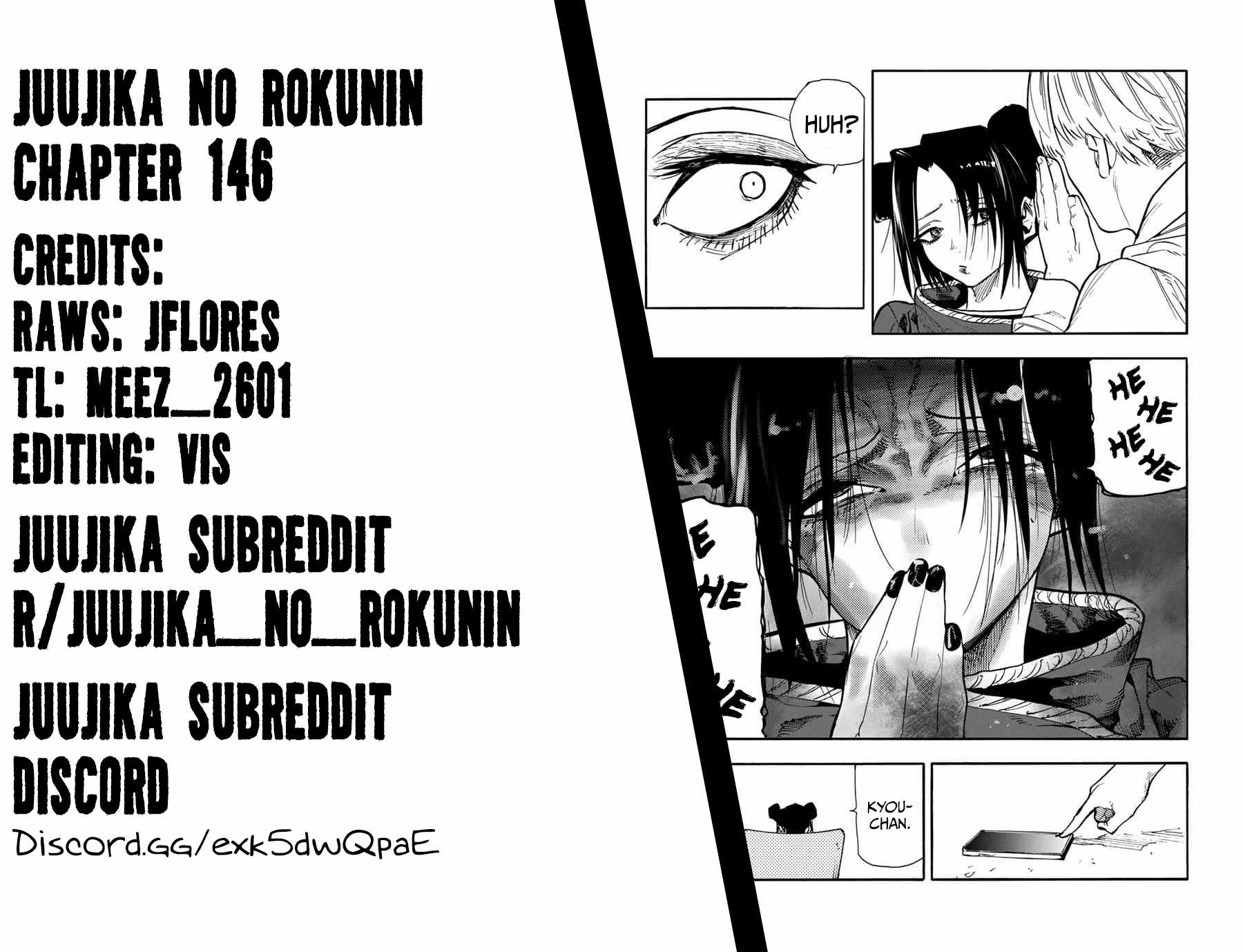 Juujika no Rokunin Chapter 146