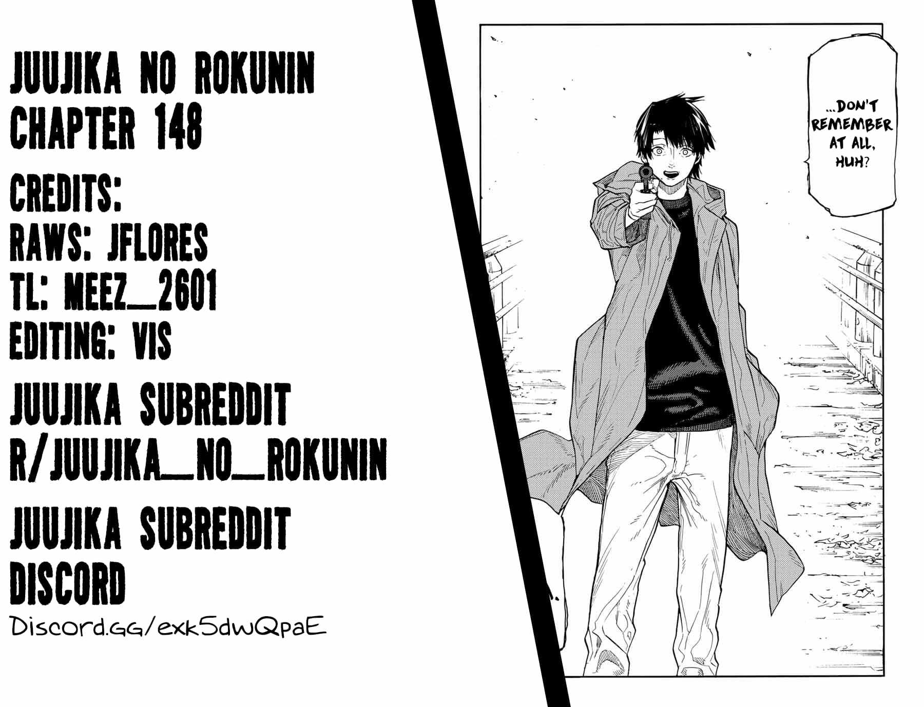 Juujika no Rokunin Chapter 148