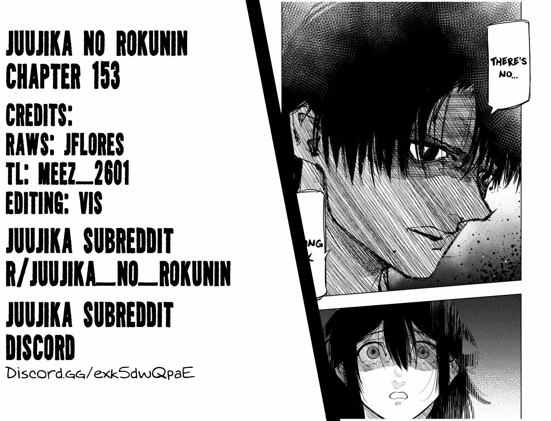 Juujika no Rokunin Chapter 153