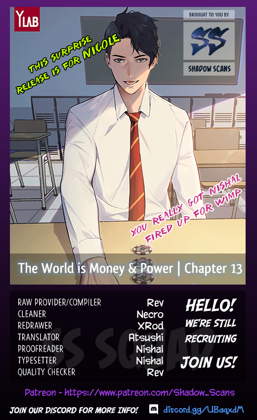 The World Is Money and Power Chapter 13