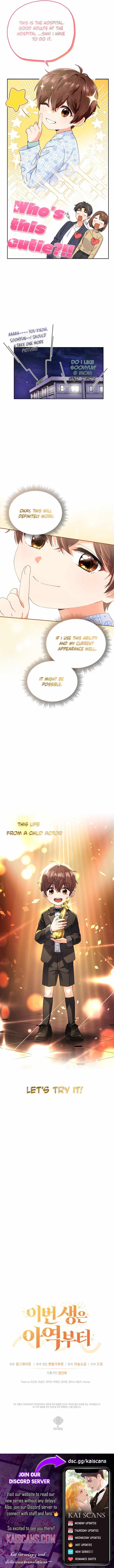 This Life Starts as a Child Actor Chapter 1